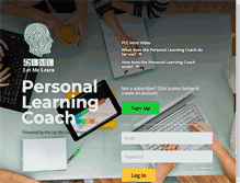 Tablet Screenshot of personallearningcoach.com